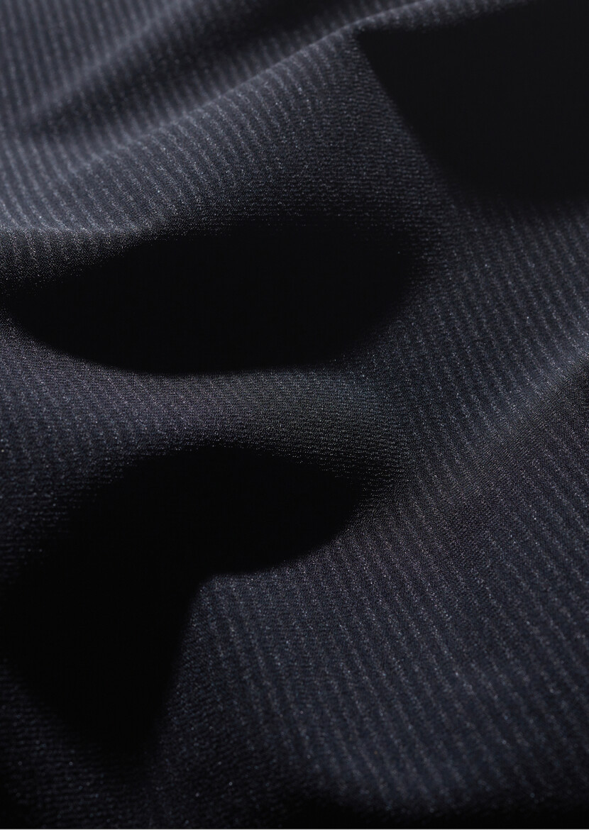 Black Regular Fit Turtleneck Casual Knitting Puffer Vest - 7