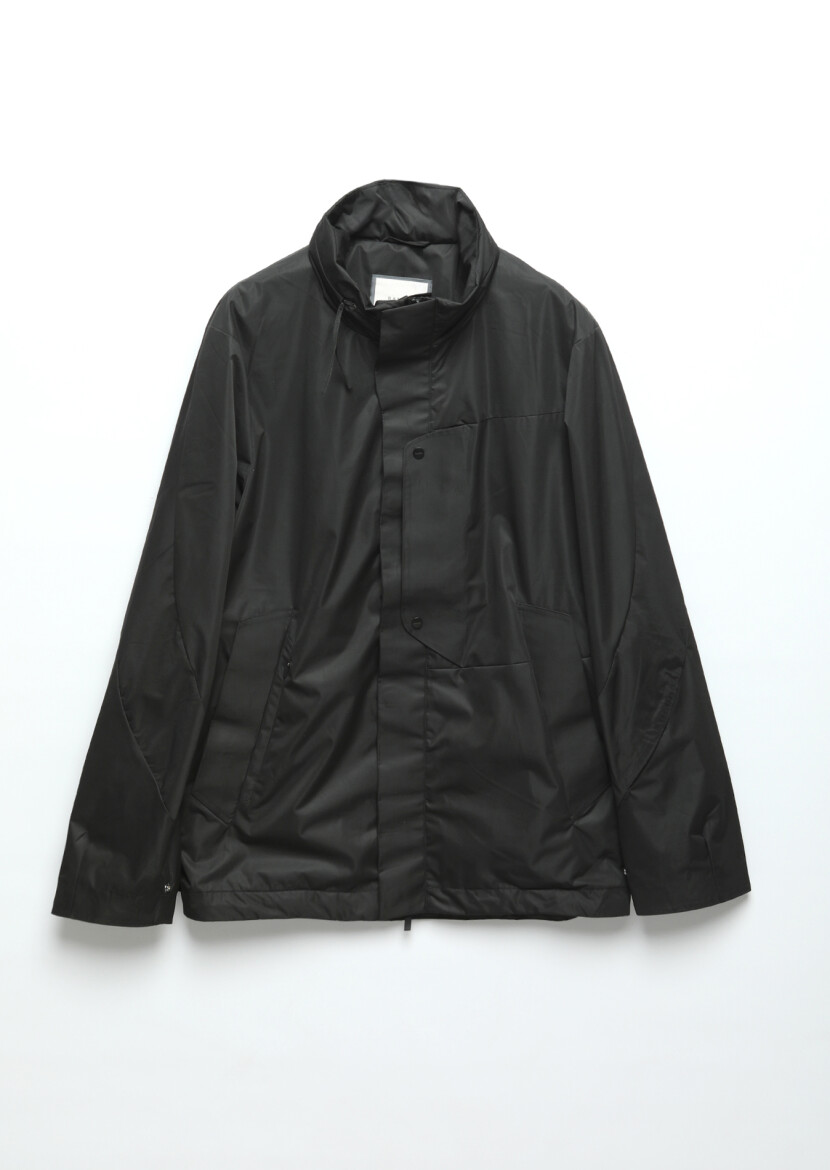 Black Regular Fit Turtleneck Casual Weaving Coat - 8