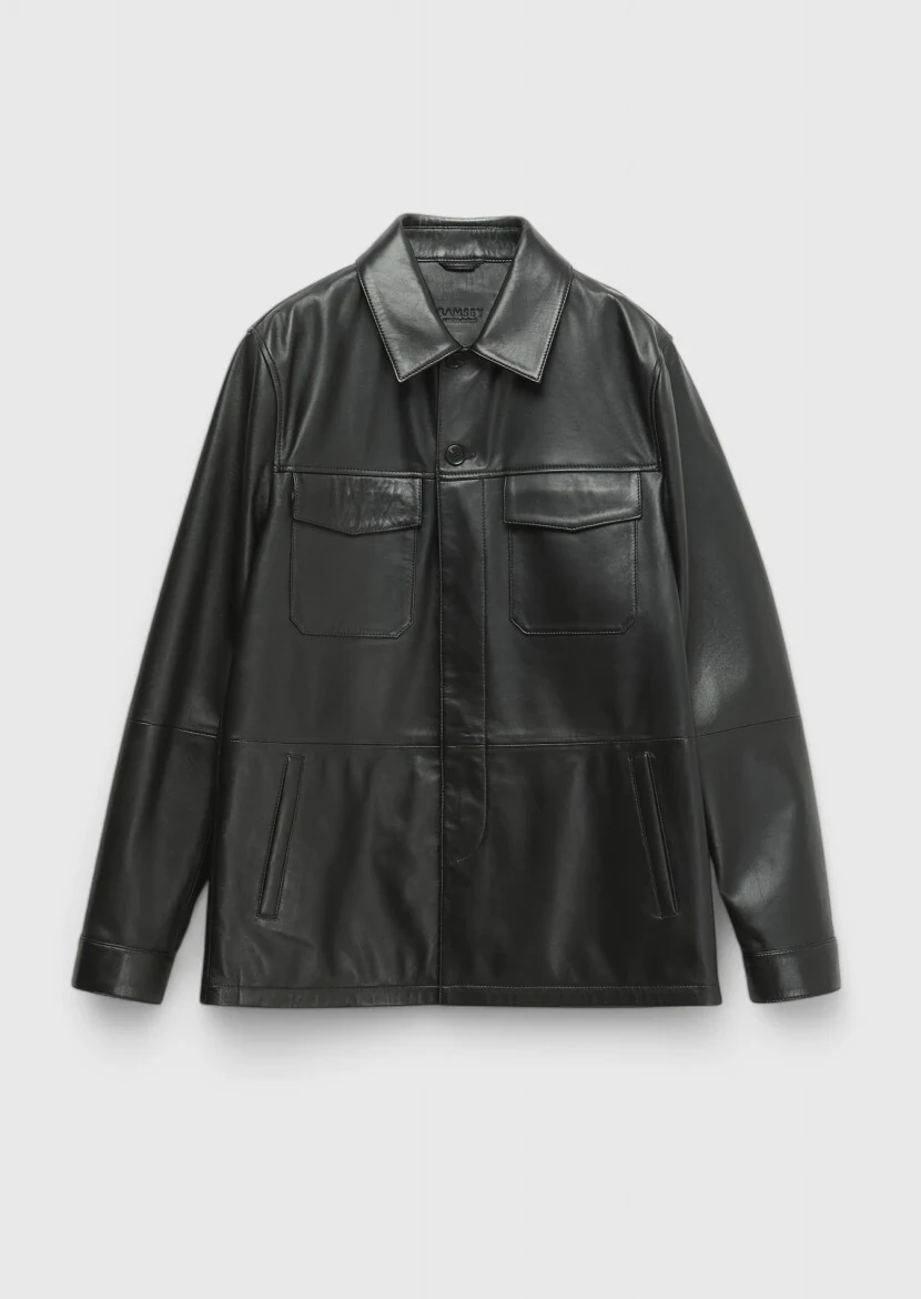 Black Sheep Leather Leather Coat - 9