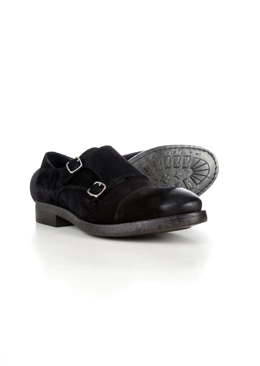 Black Suede Casual Shoes - 3
