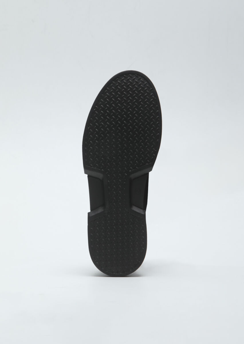 Black Suede Casual Shoes - 4