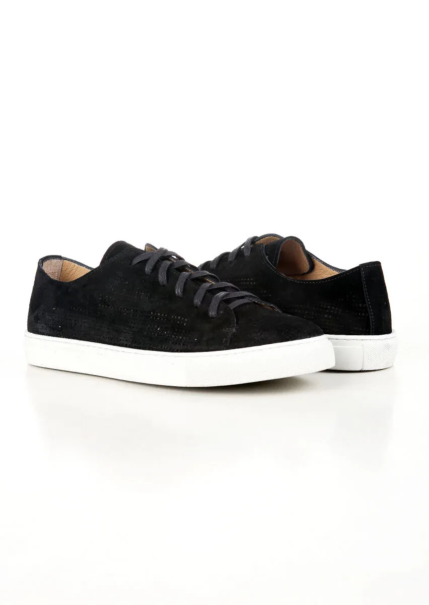 Black Suede Sneaker - 3