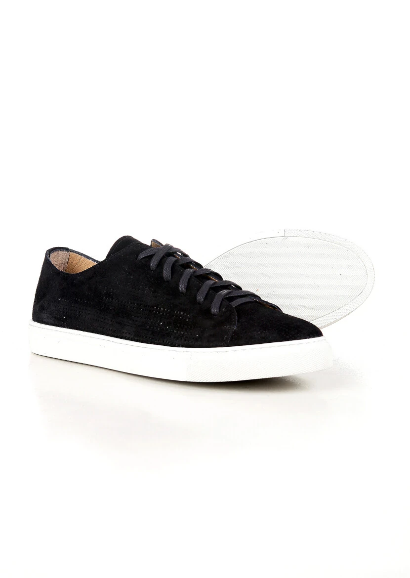 Black Suede Sneaker - 4