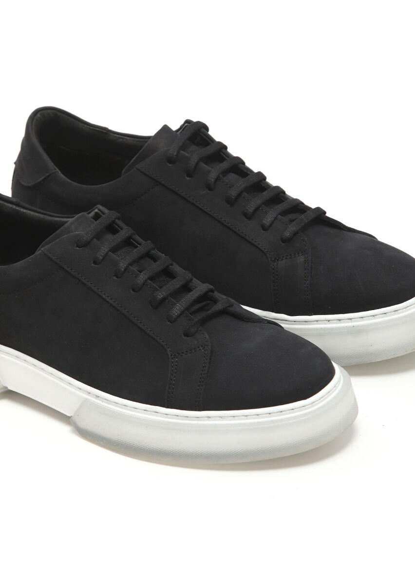 Black Suede Sneaker - 3