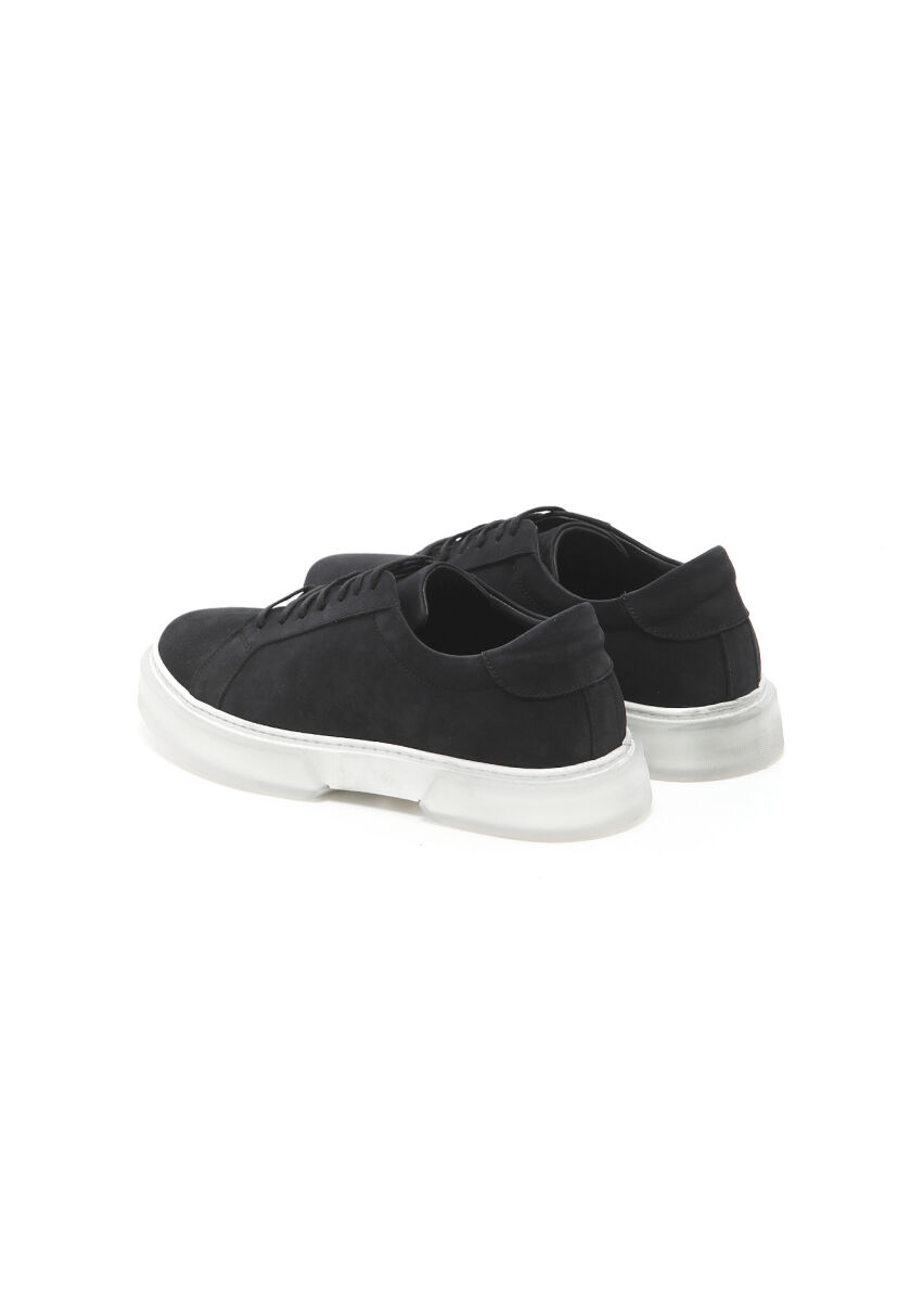 Black Suede Sneaker - 4