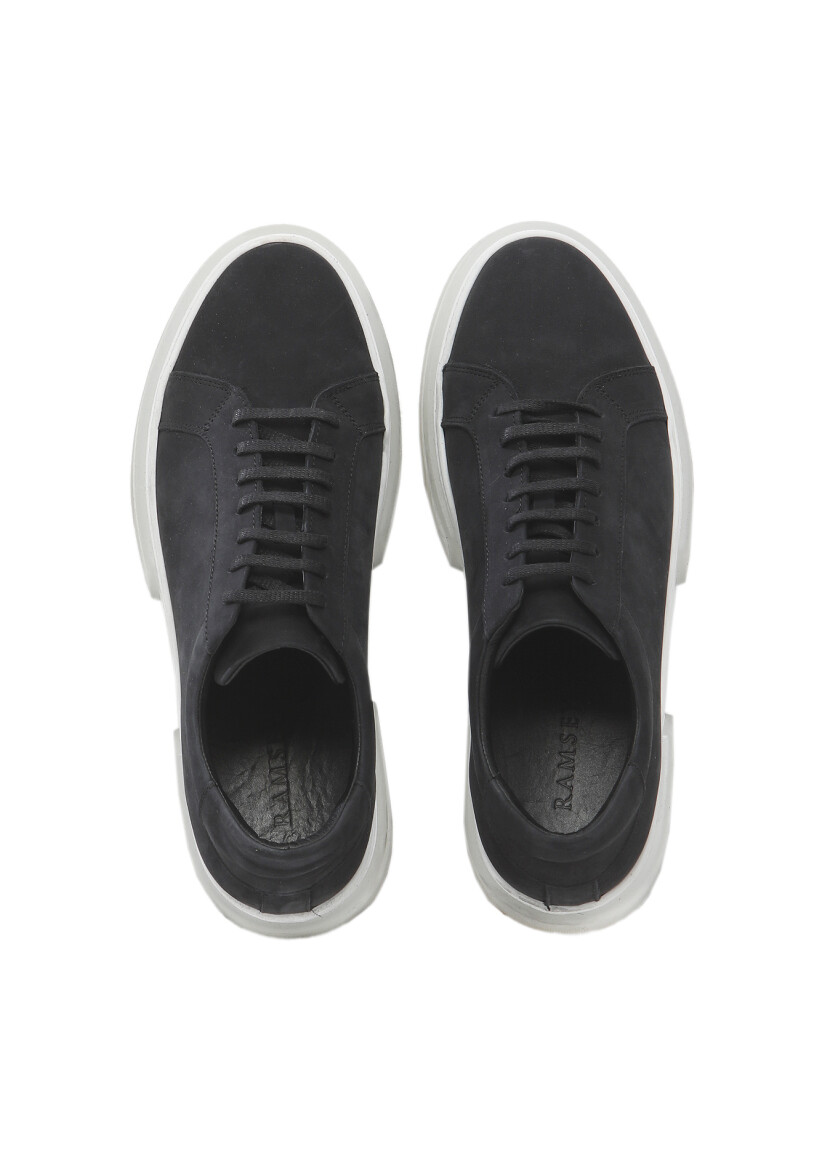 Black Suede Sneaker - 6