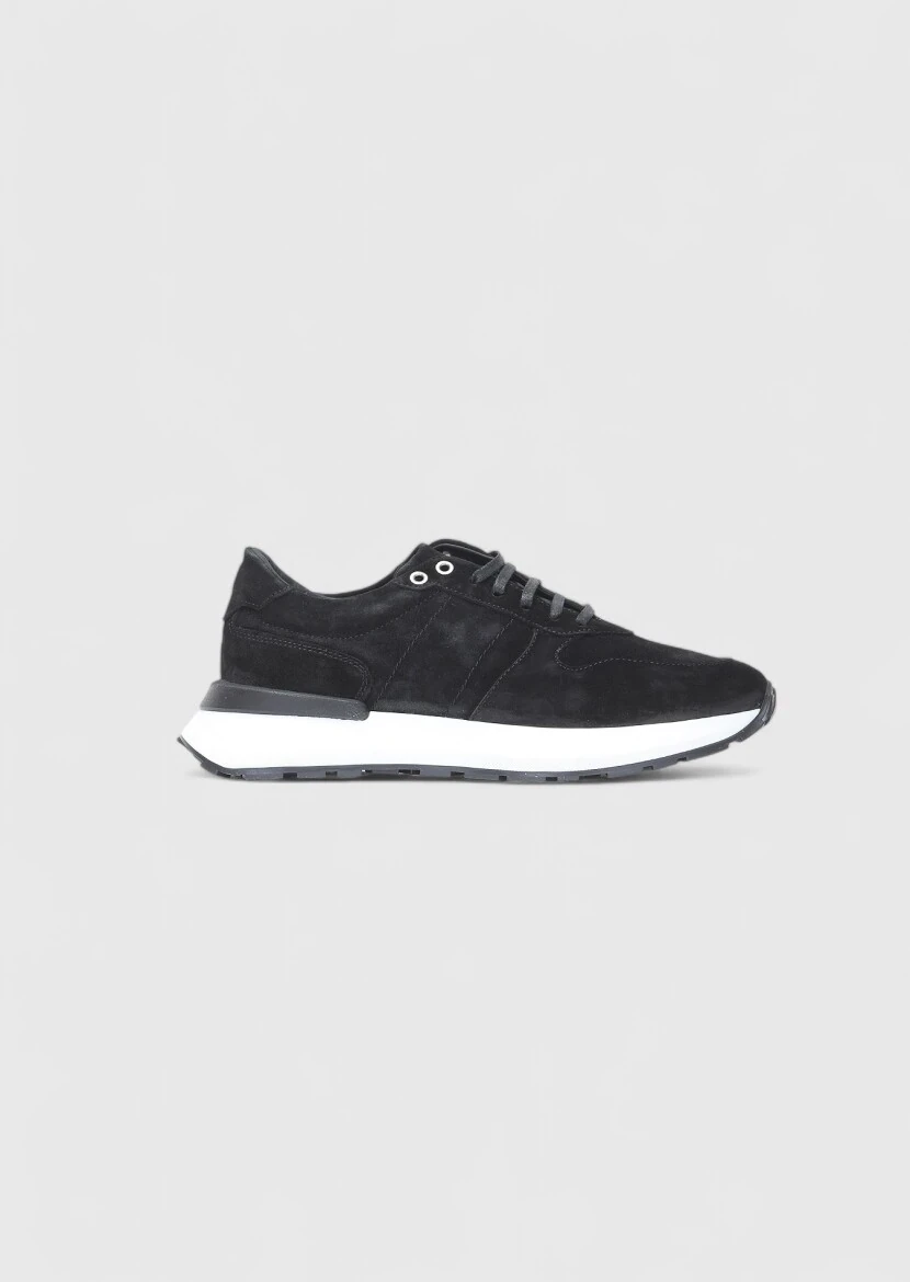 Black Suede Sneaker - RAMSEY