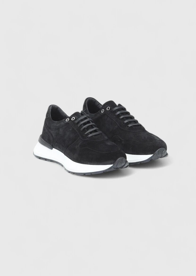 Black Suede Sneaker - RAMSEY