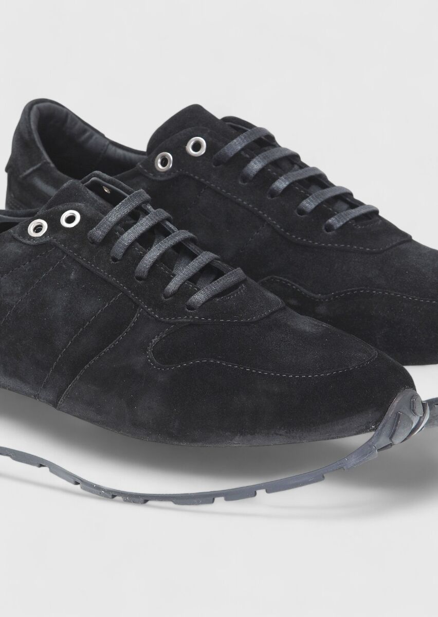 Black Suede Sneaker - 3