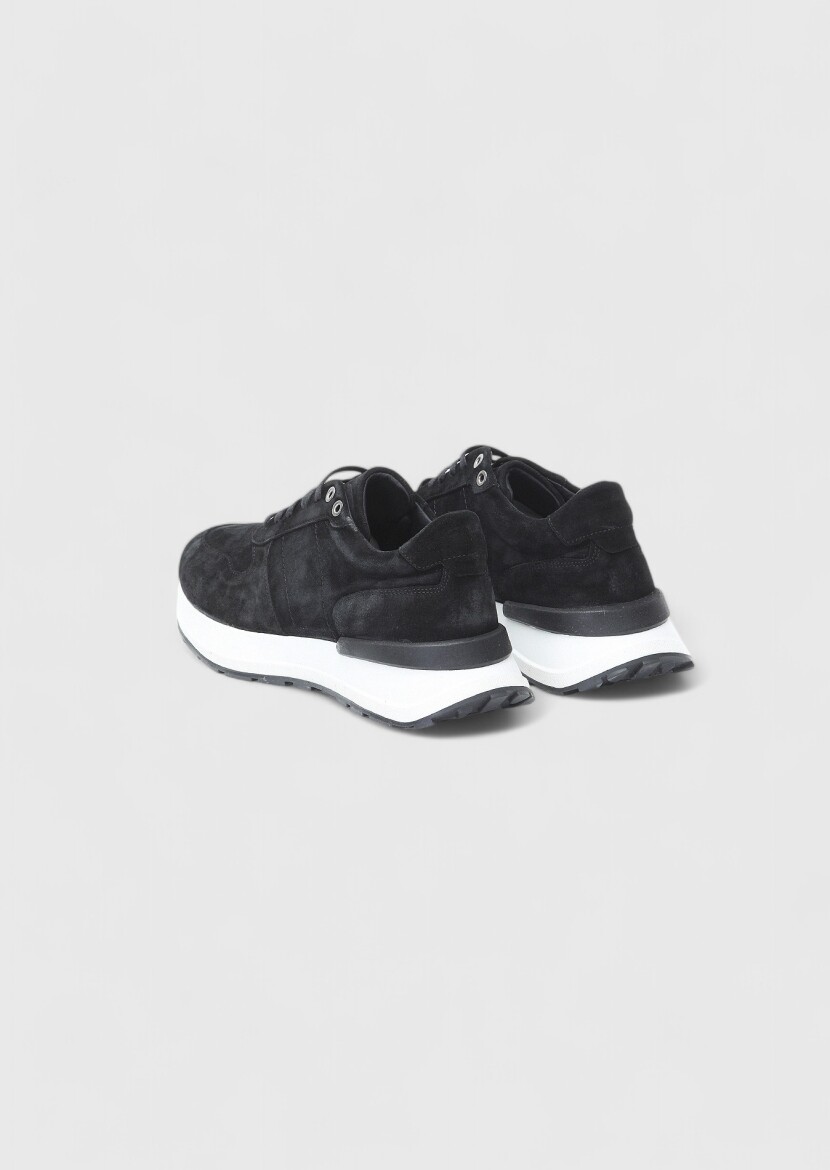 Black Suede Sneaker - 4