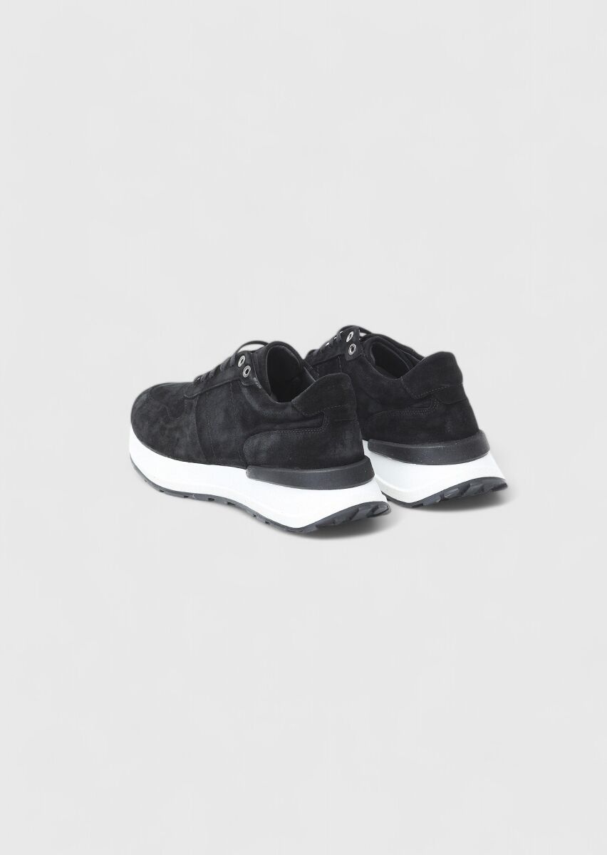 Black Suede Sneaker - 4