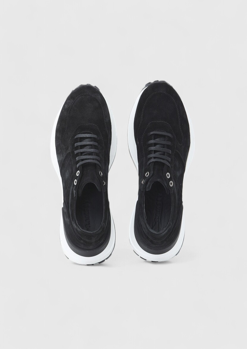 Black Suede Sneaker - 6