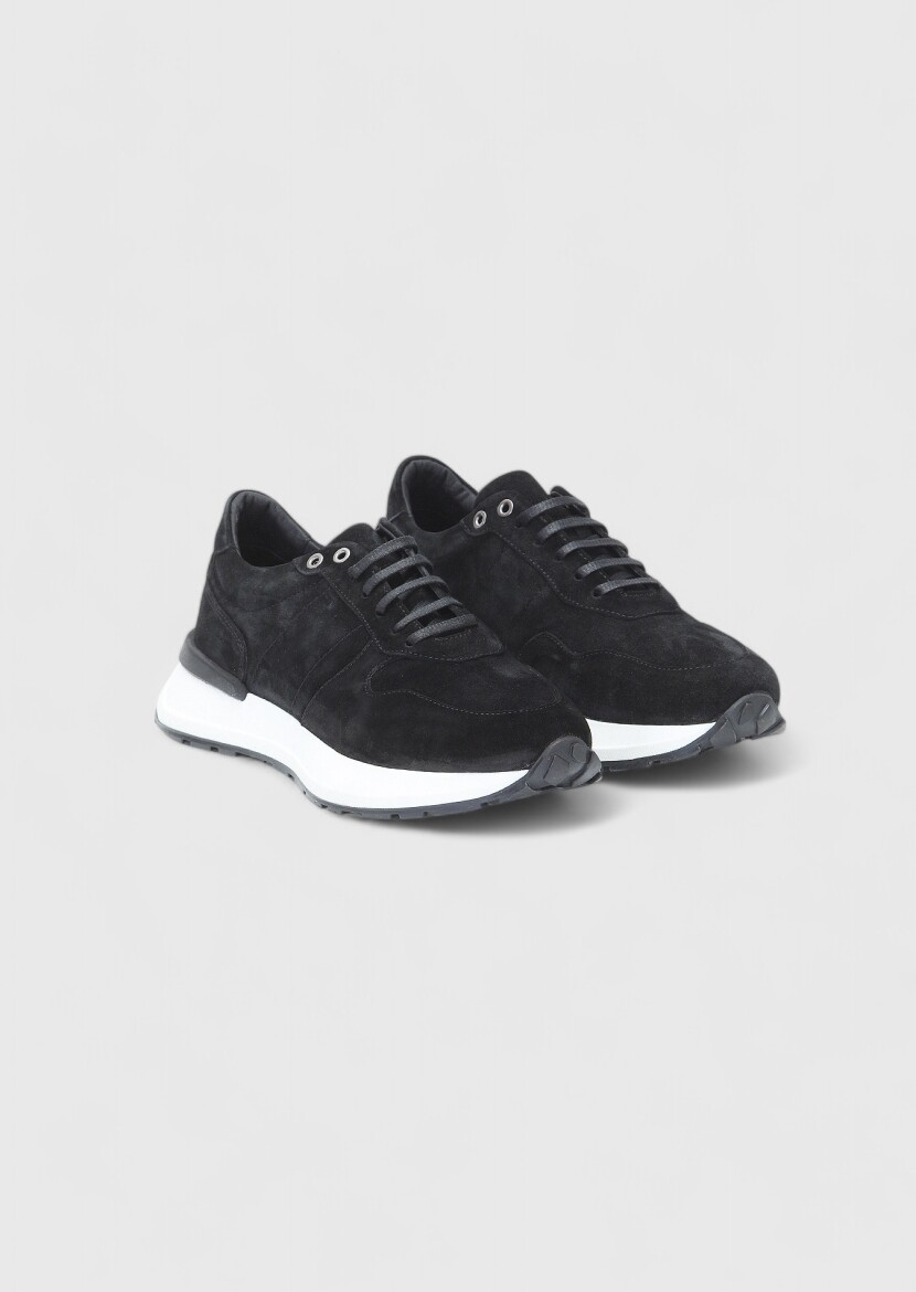 Black Suede Sneaker - 2