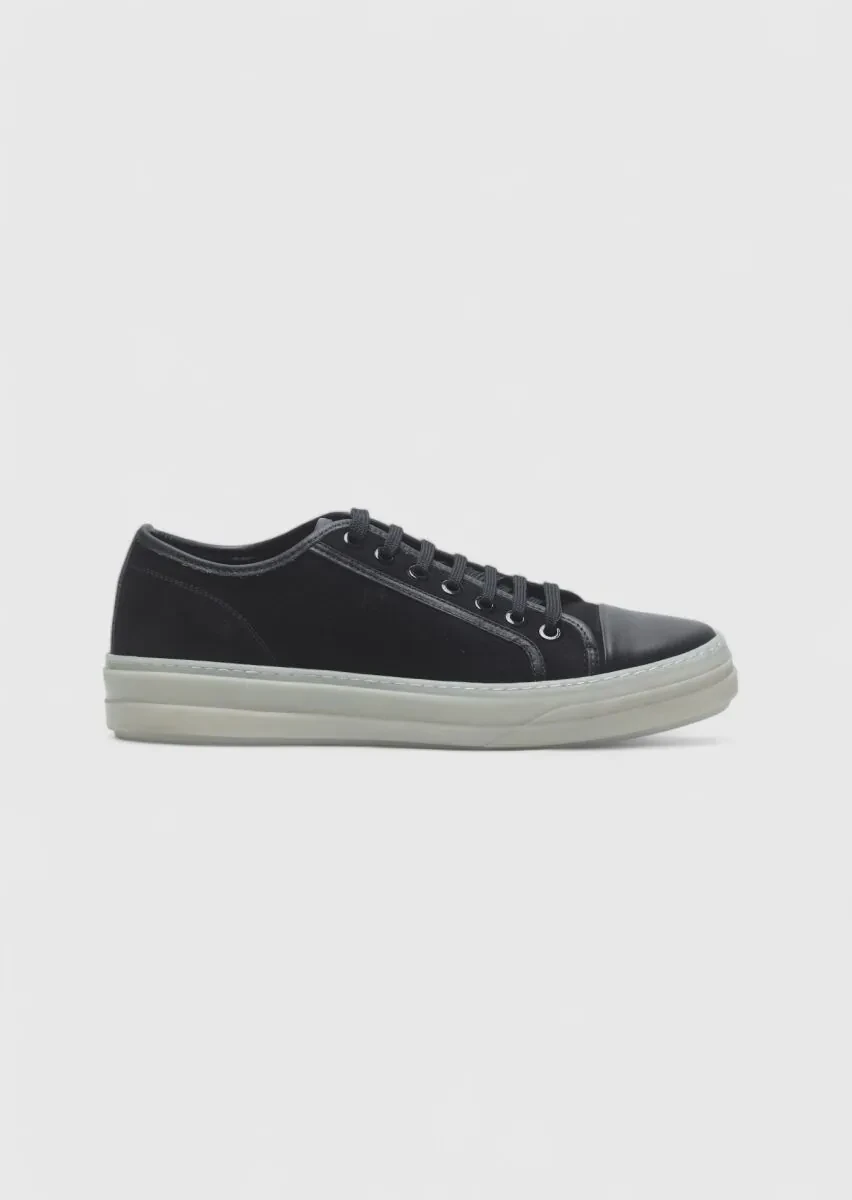Black Suede Sneaker - 1