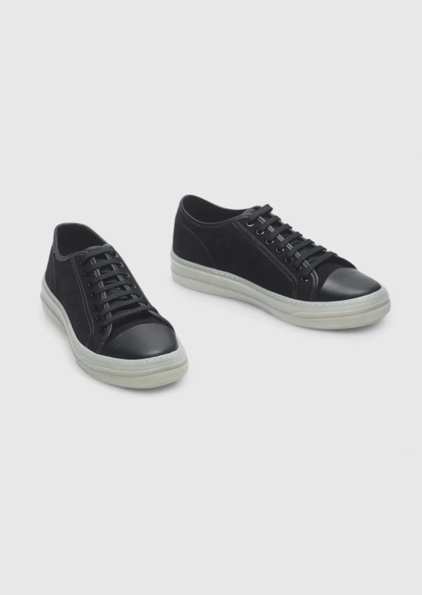 Black Suede Sneaker - 3