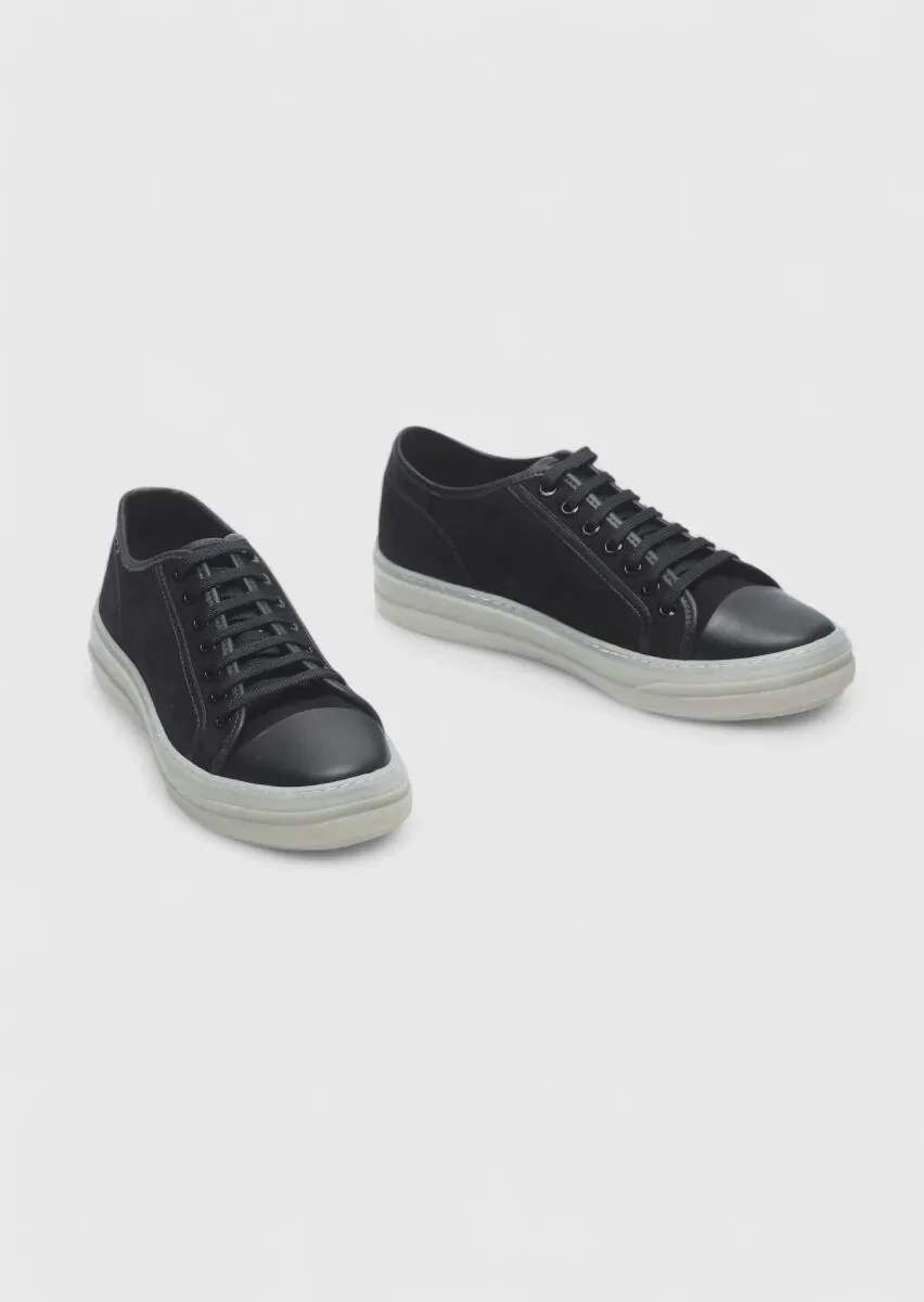Black Suede Sneaker - 3