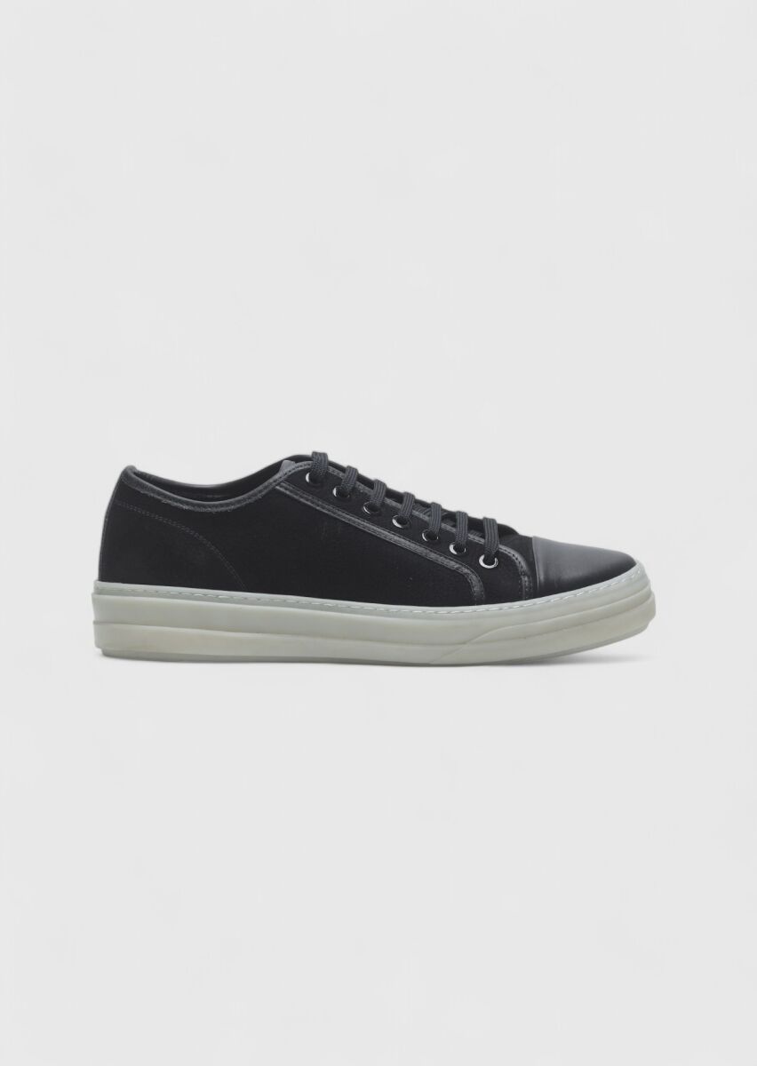 Black Suede Sneaker - 1