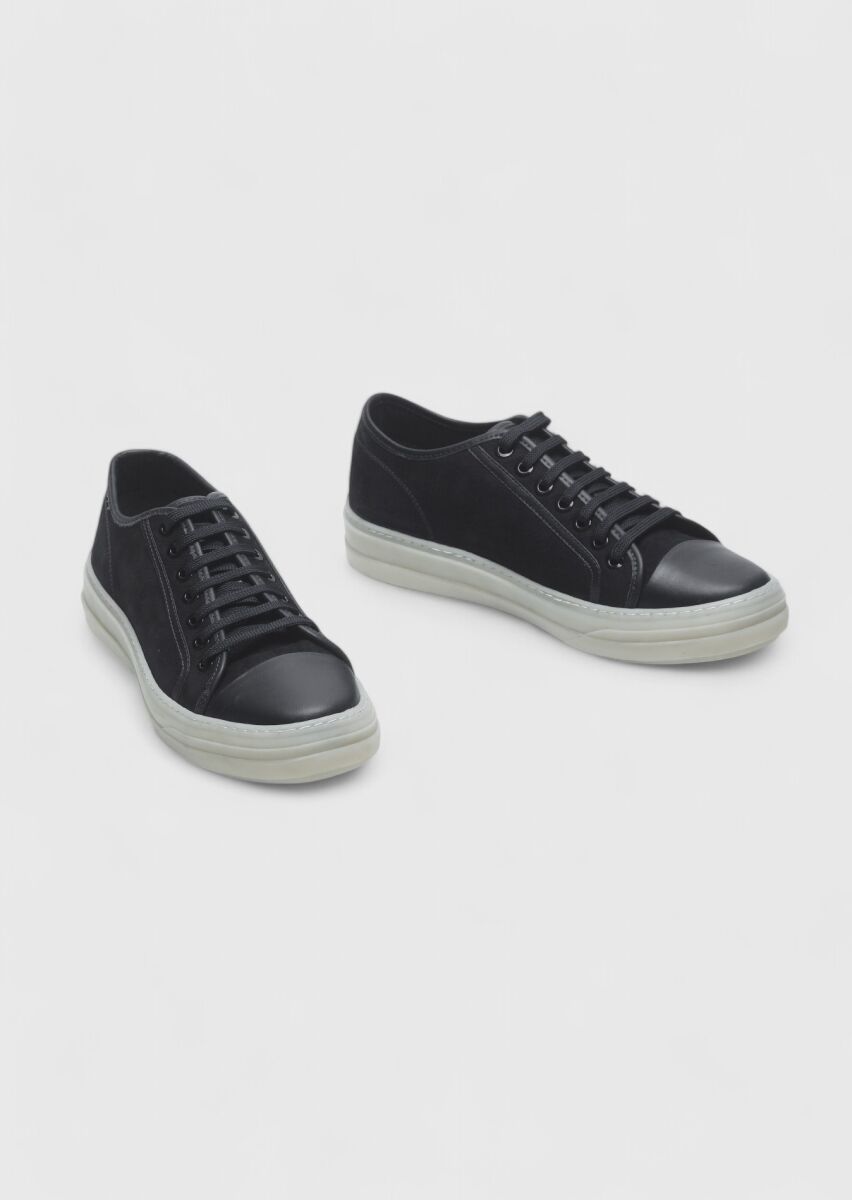 Black Suede Sneaker - 3