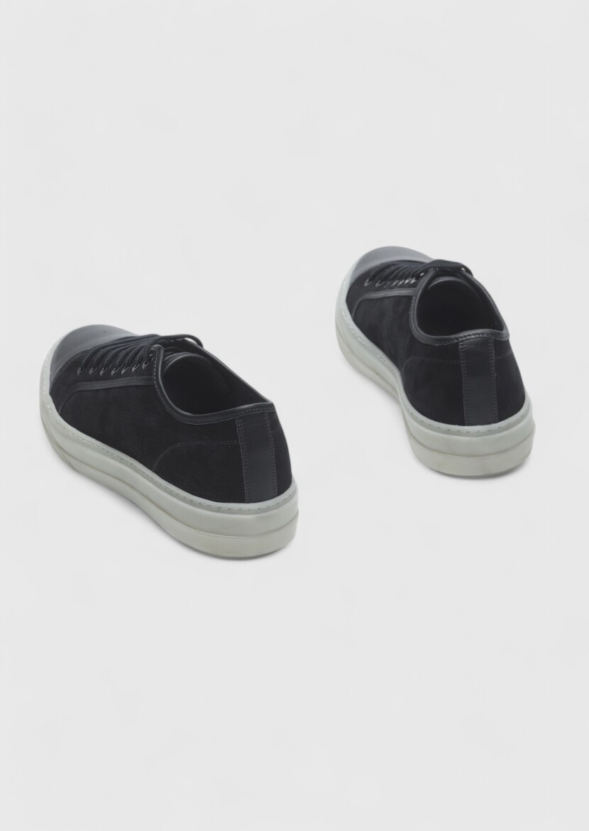 Black Suede Sneaker - 5