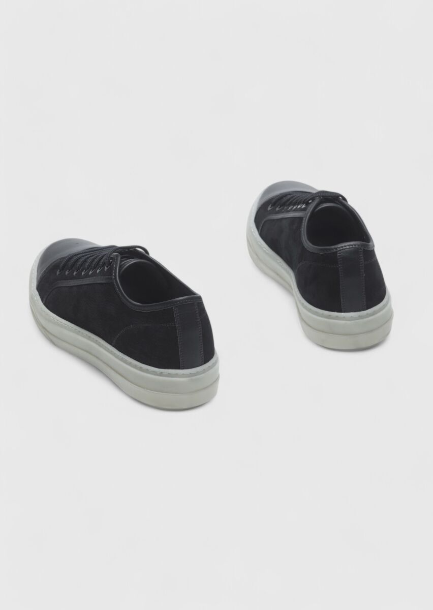 Black Suede Sneaker - 5