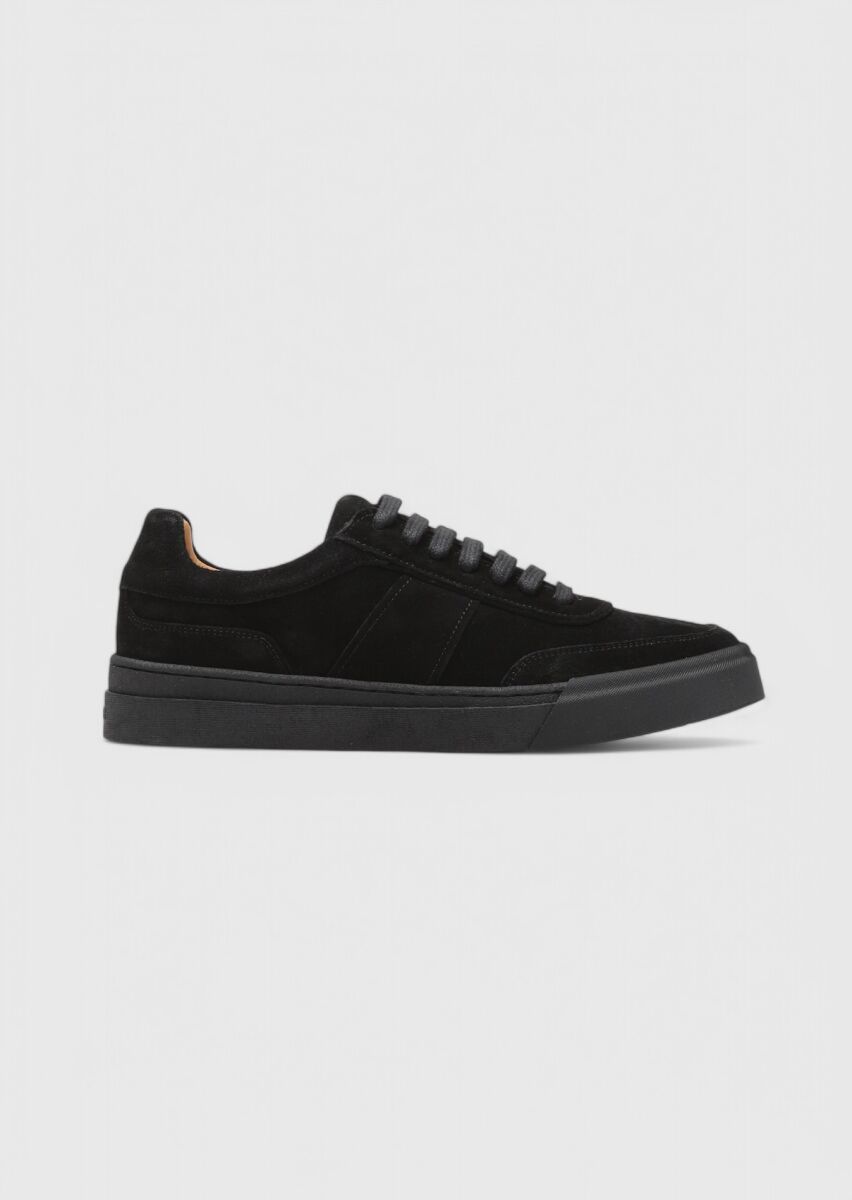 Black Suede Sneaker - 1