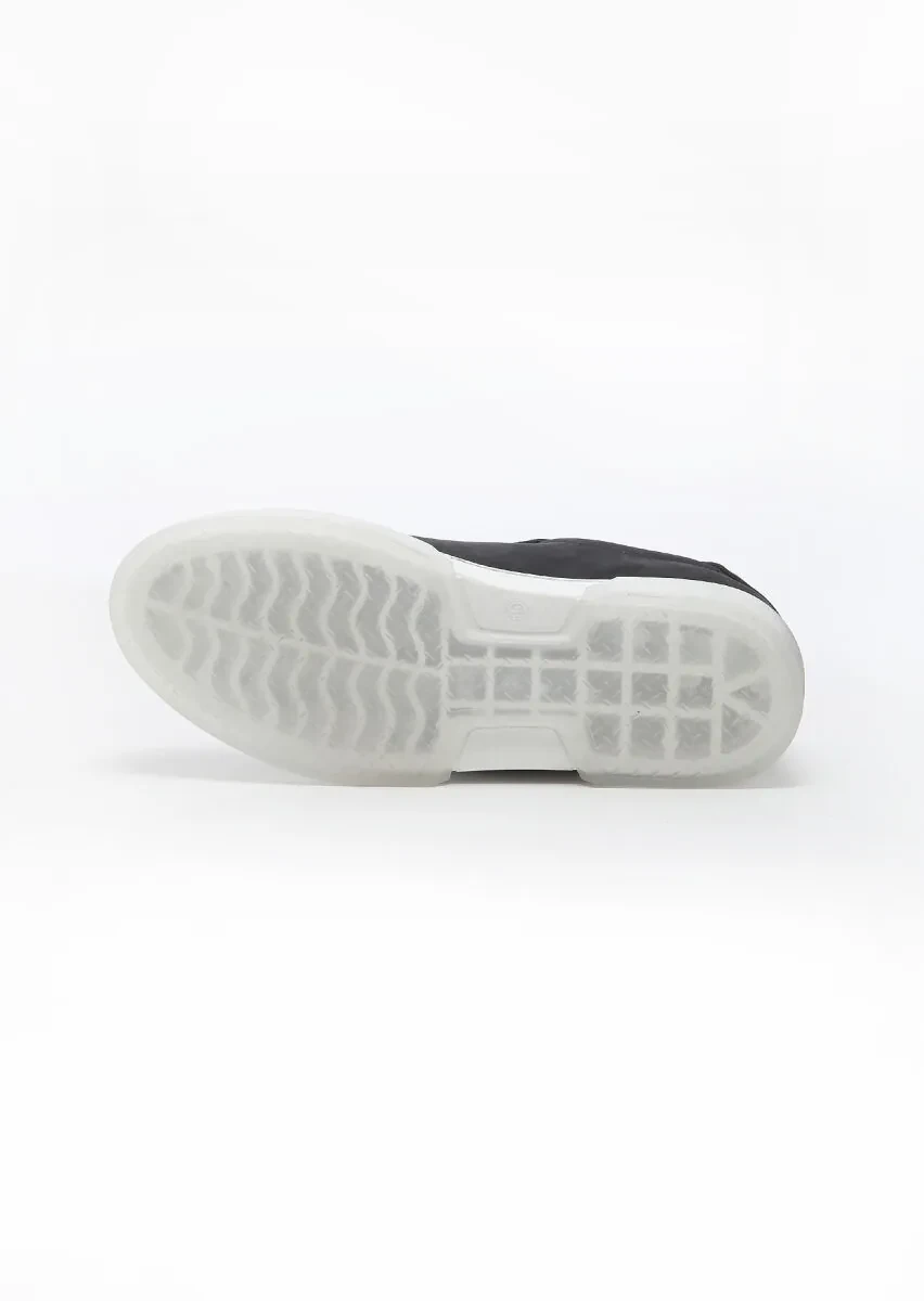 Black Suede Sport Sneaker - 5