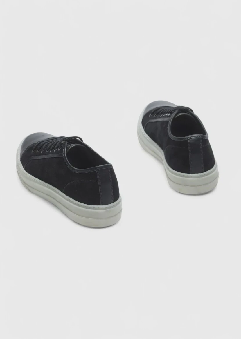 Black Suede Sport Sneaker - 5