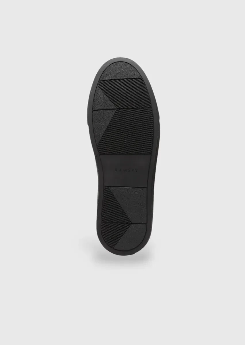 Black Suede Sport Sneaker - 4