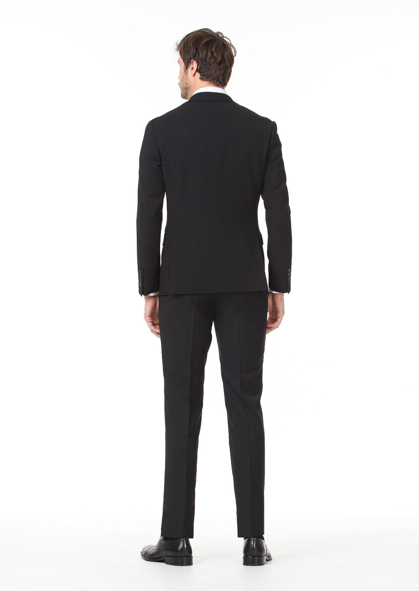 Black Suit With Waistcoat - 6