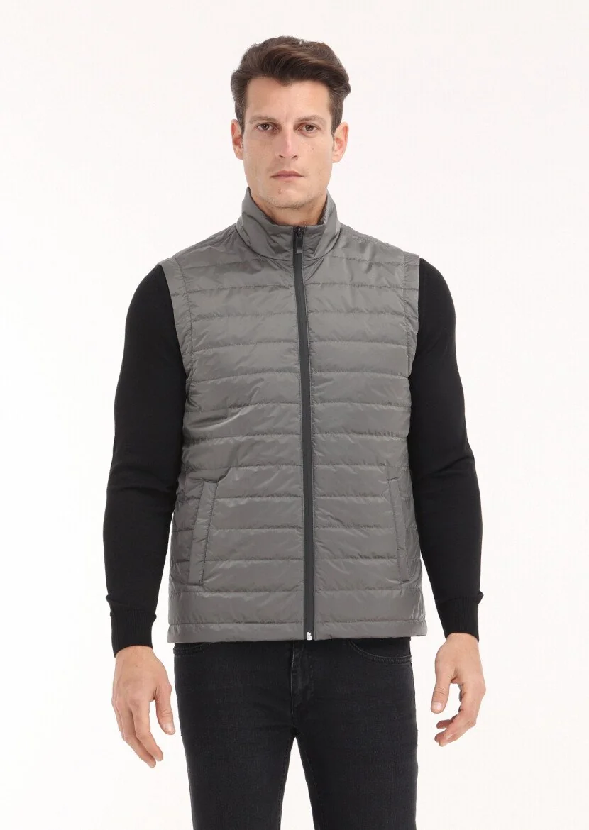 Black Twoinone Weaving Rain Coat - 3