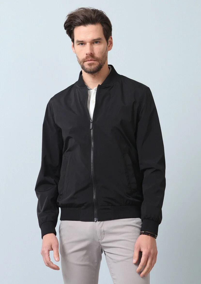 Black Weaving Coat - 5