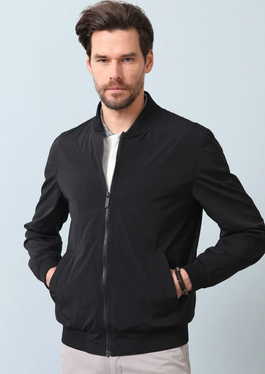 Black Weaving Coat - 7
