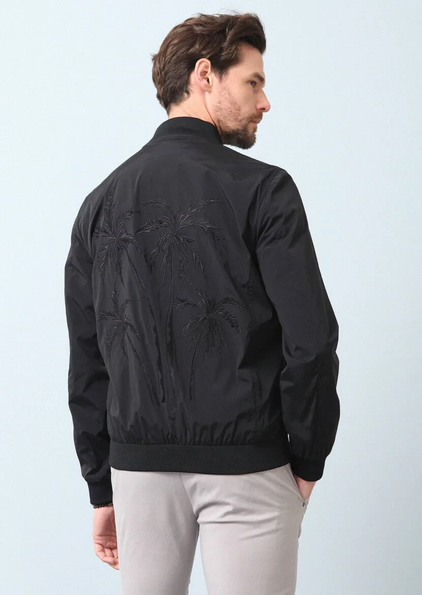 Black Weaving Coat - 10