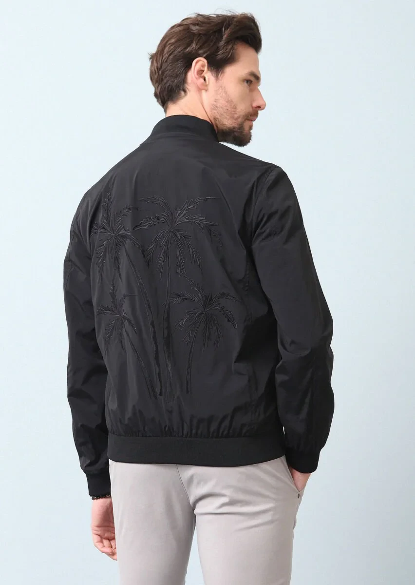 Black Weaving Coat - 10