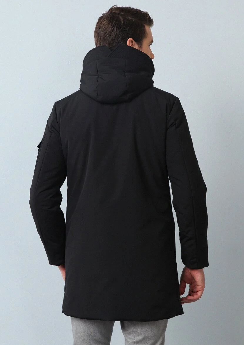 Black Weaving Coat - 5