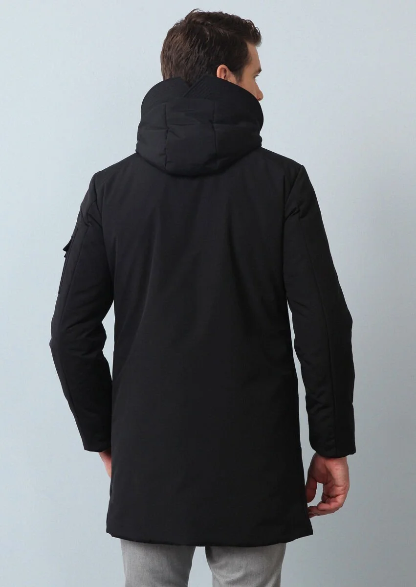 Black Weaving Coat - 5