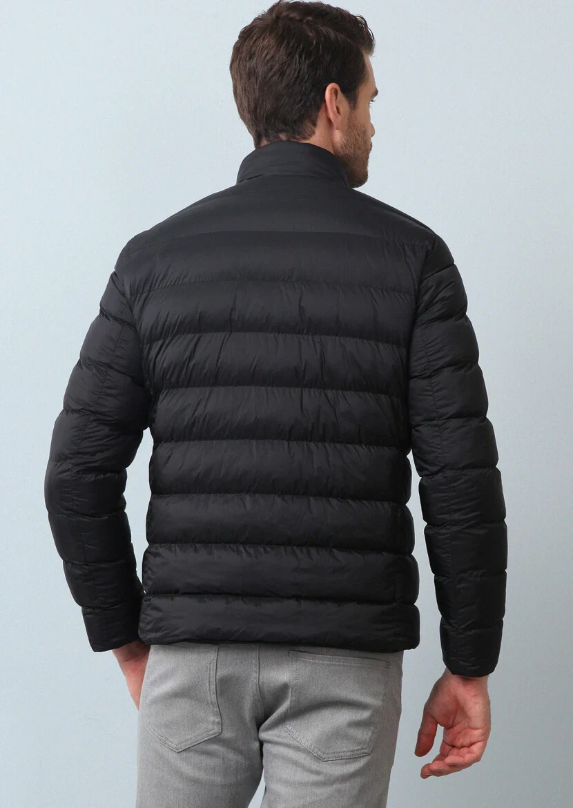 Black Weaving Coat - 5