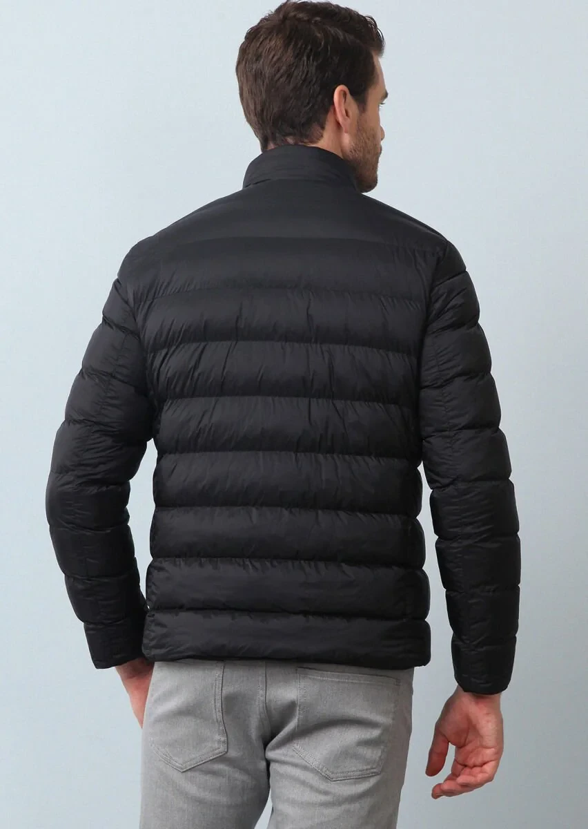 Black Weaving Coat - 5