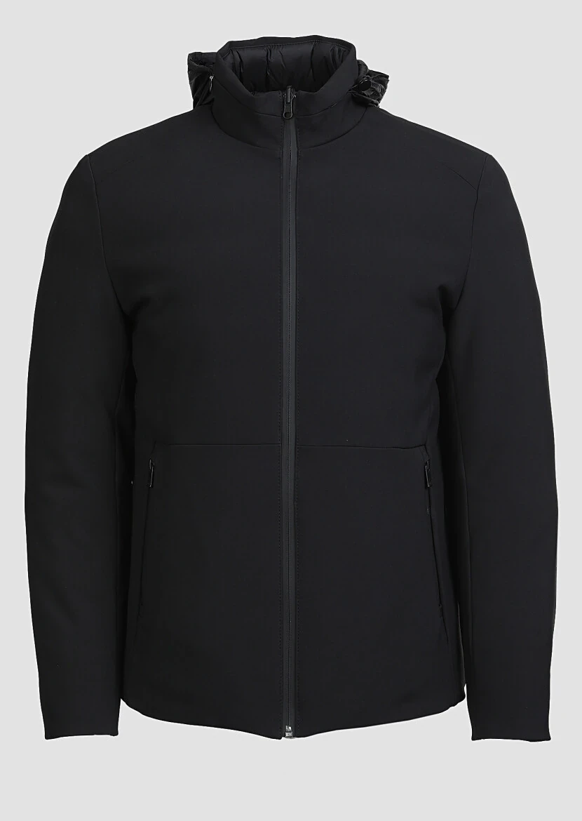 Black Weaving Coat - 6