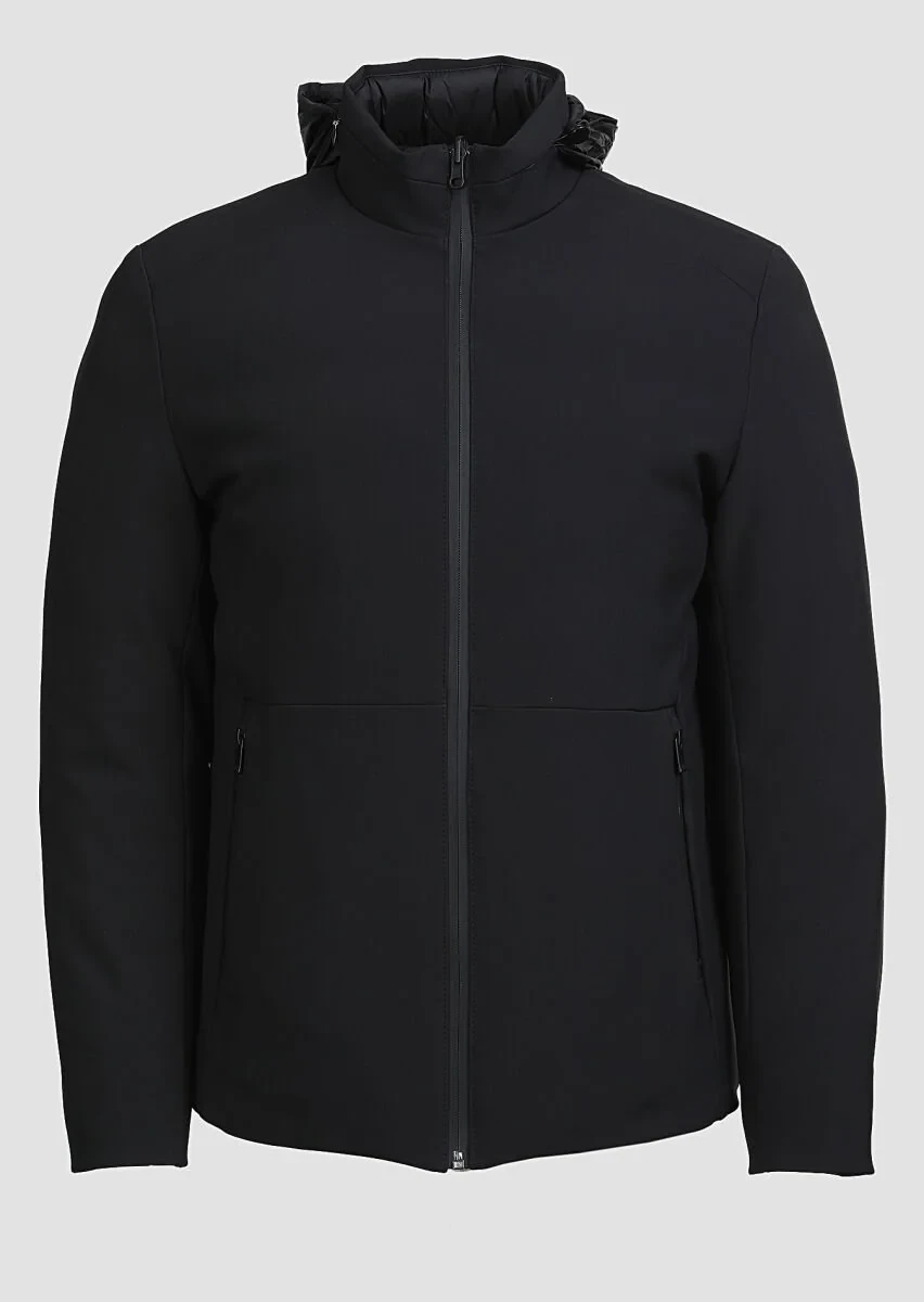Black Weaving Coat - 6