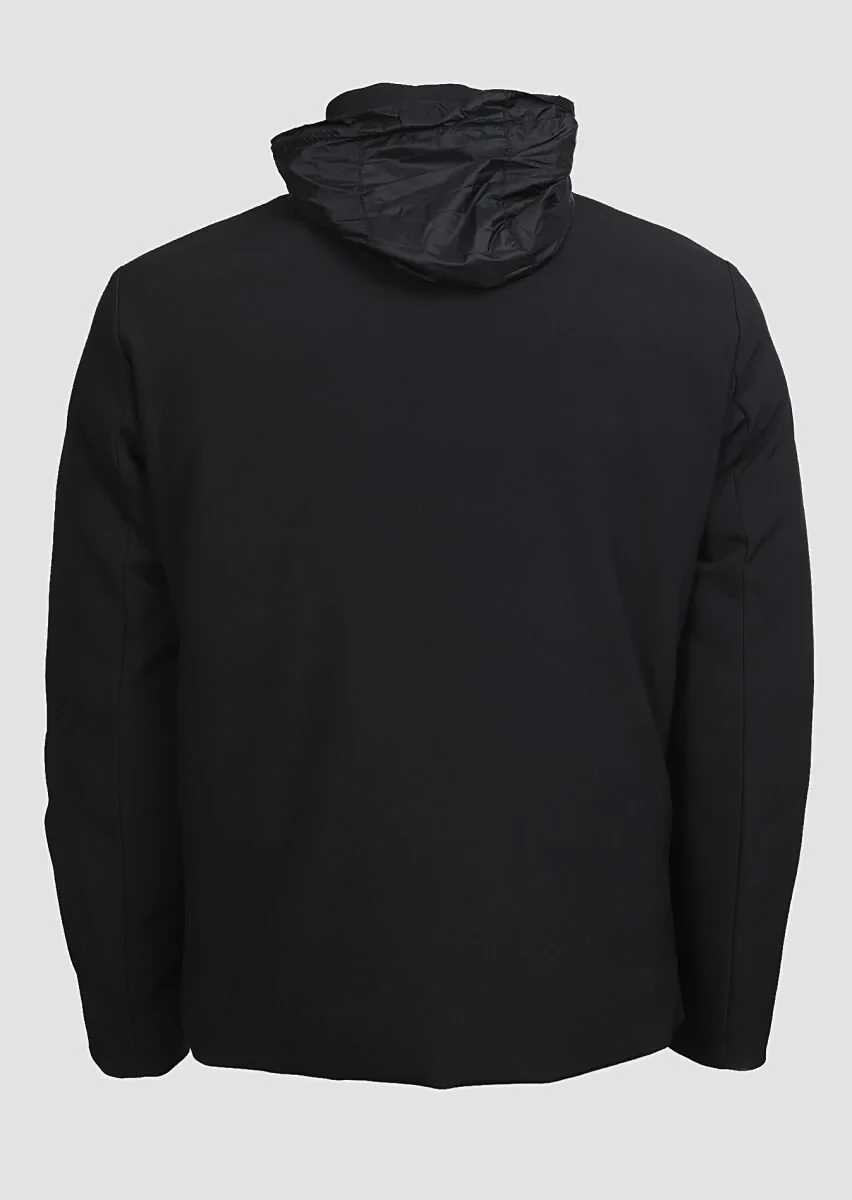Black Weaving Coat - 7