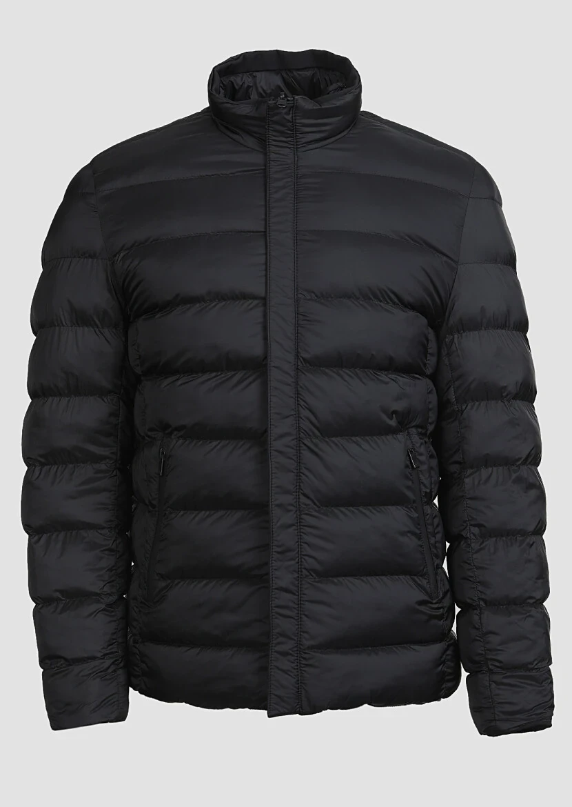 Black Weaving Coat - 8