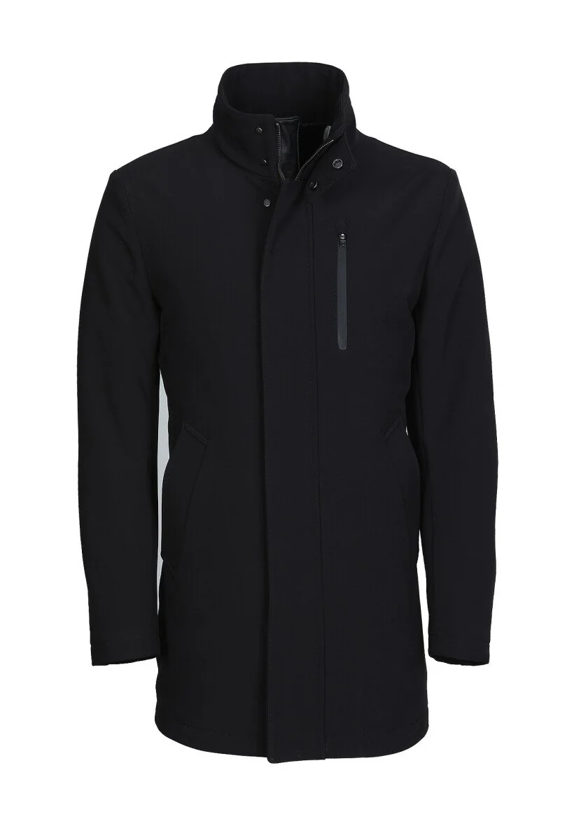 Black Weaving Coat - 6