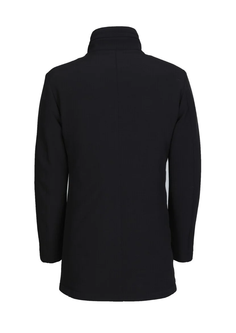 Black Weaving Coat - 7