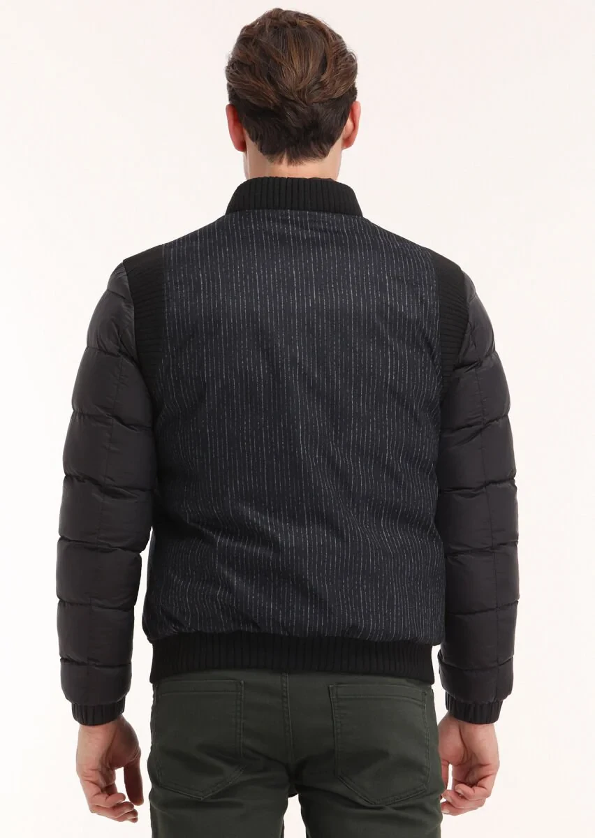 Black Weaving Coat - 6