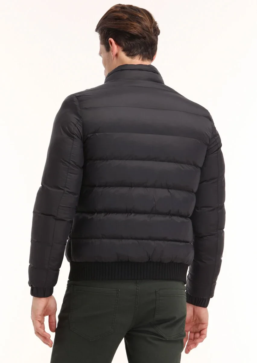 Black Weaving Coat - 8
