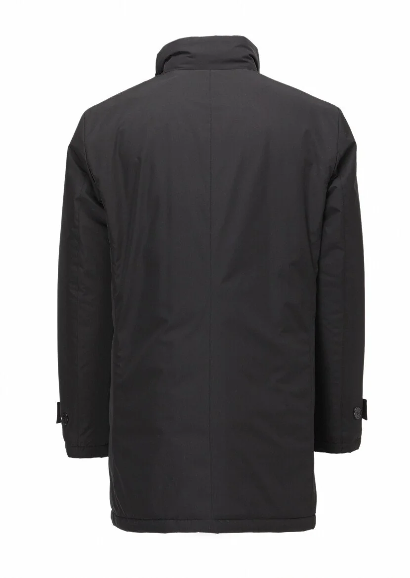 Black Weaving Coat - 3