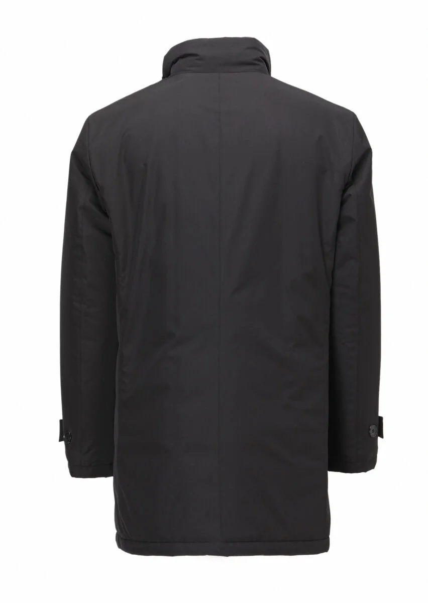 Black Weaving Coat - 3