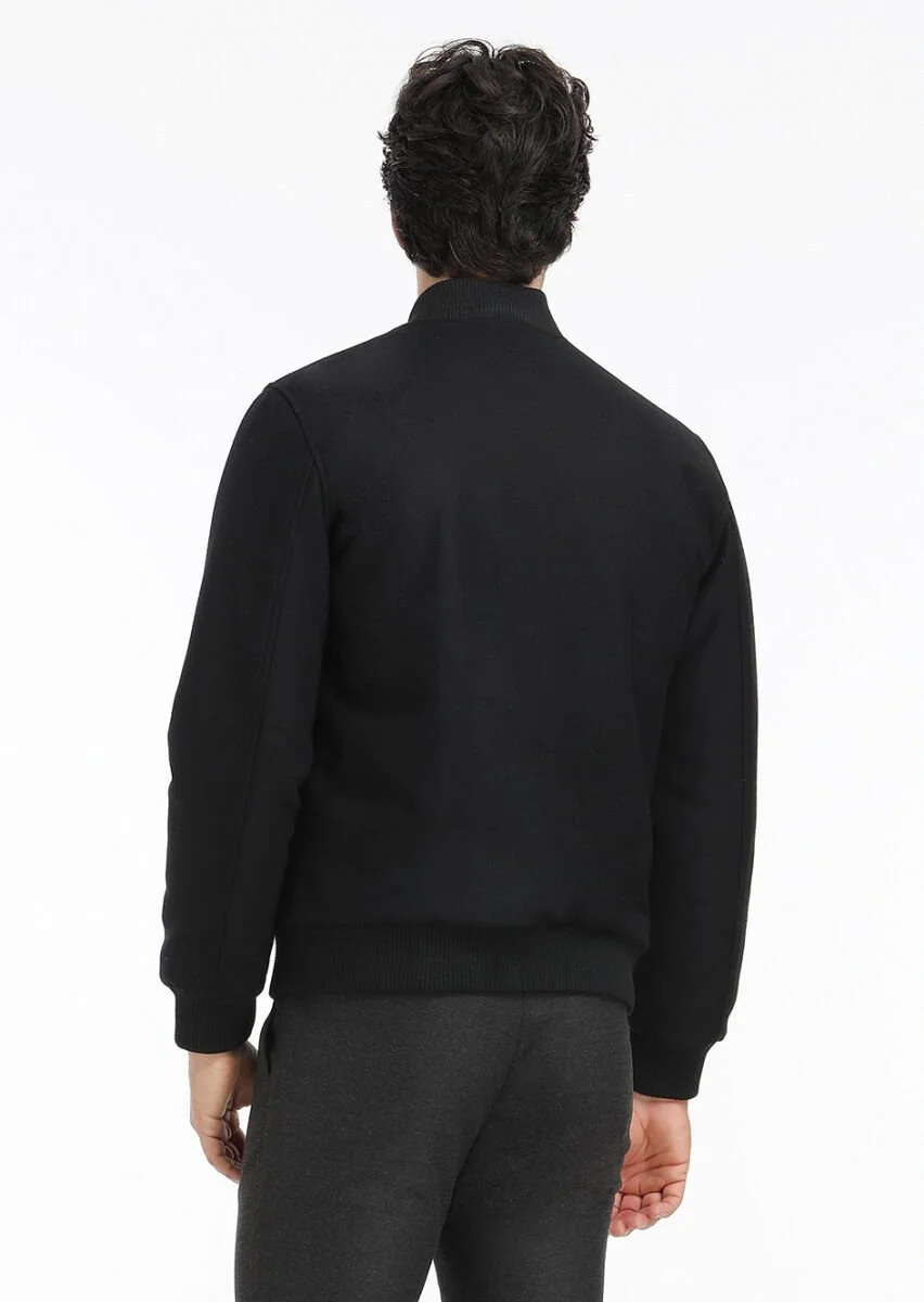 Black Weaving Coat - 6