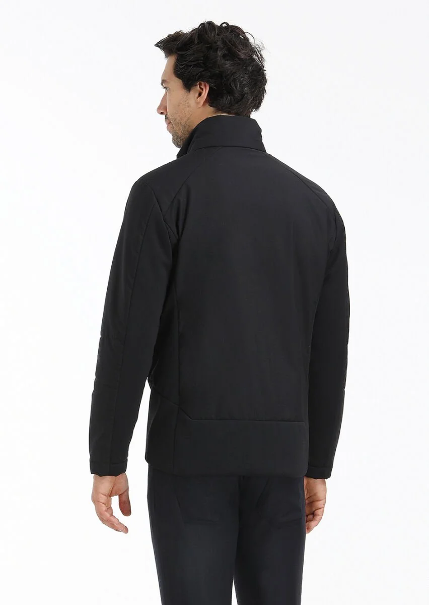 Black Weaving Coat - 6